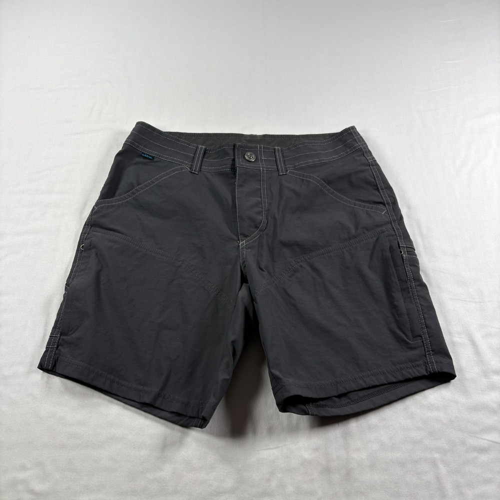 Kuhl Renegade Shorts Mens Size 30 Gray Chino Stretch Outdoor Hiking Trail Tech